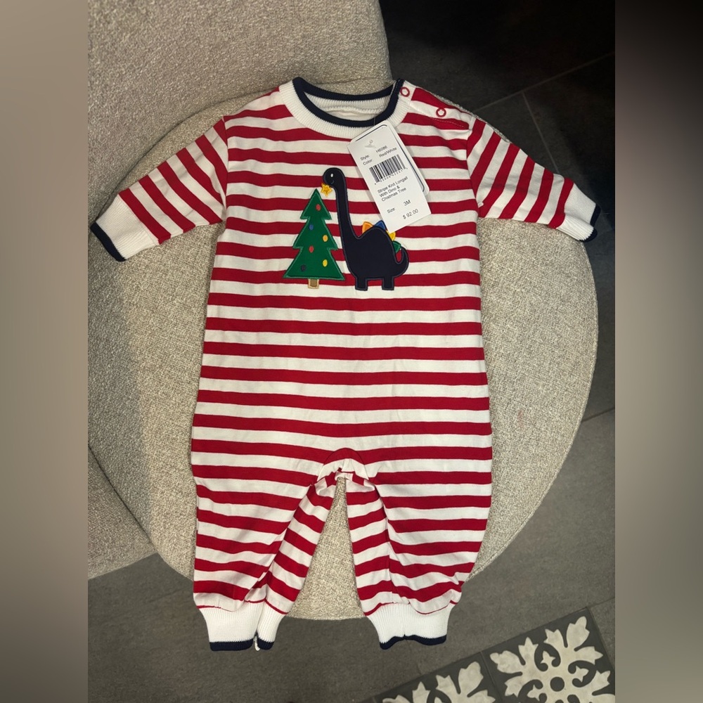 NWT Florence eiseman dino Christmas longall 3M